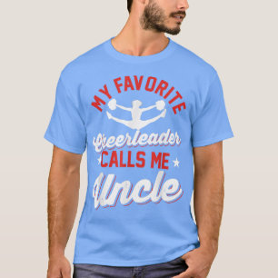 Camiseta CheerheadMeu Cheerleader Favorito Me Chama De Tio