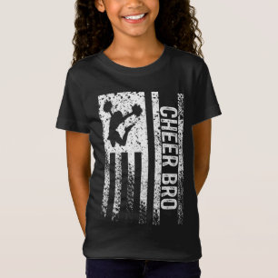 Camiseta Cheerleade, Irmão Americano de Bandeira Cheerleade