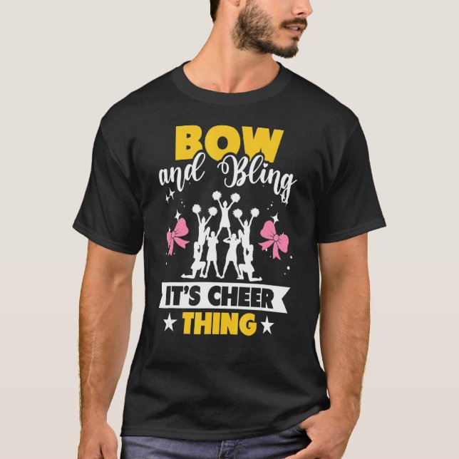 Camiseta Cheerleader, Arcos de torcida e Bling é mais anima (Frente)