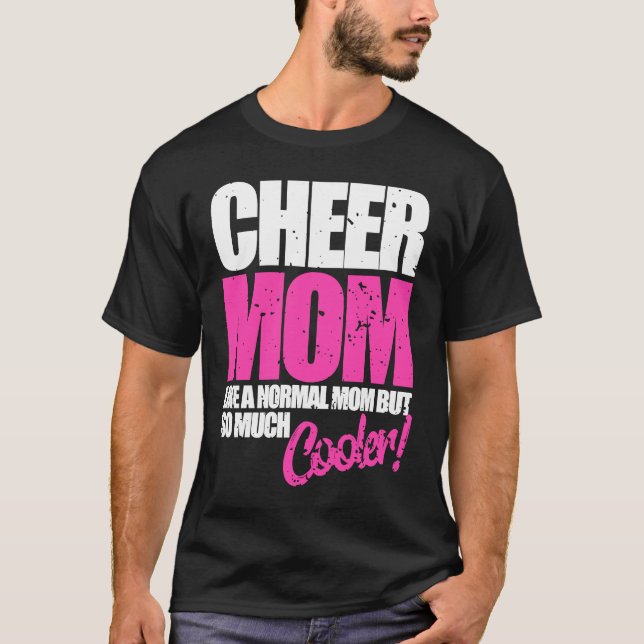 Camiseta Cheerleader Cheer Mom  Cute Cheerleading (Frente)