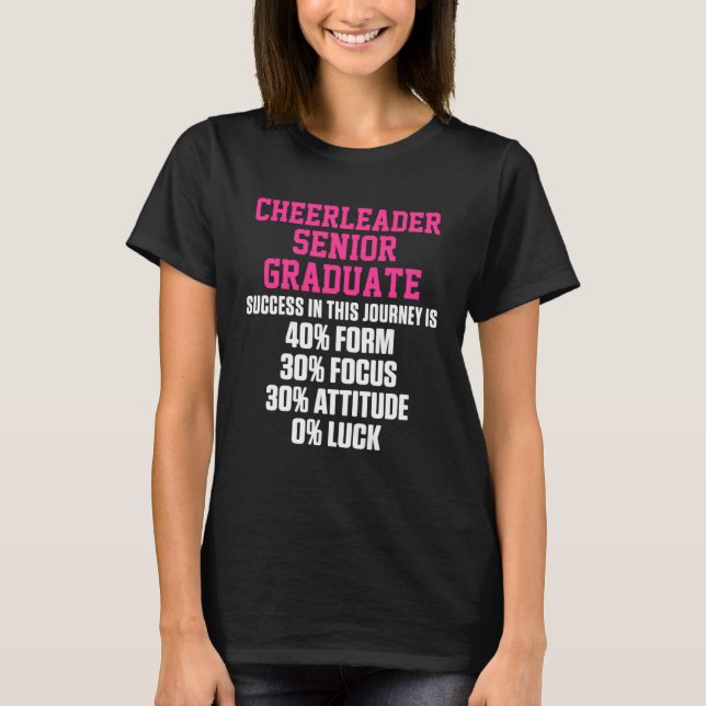 Camiseta Cheerleader Cheerleading Cheering Success Senior G (Frente)