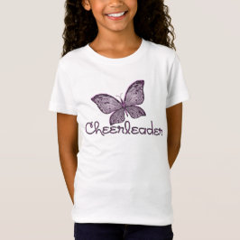 Camiseta Cheerleader da borboleta