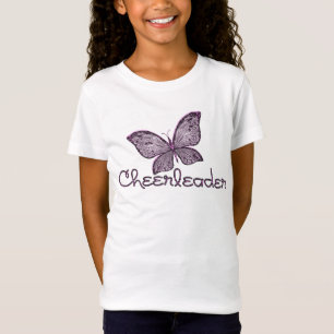 Camiseta Cheerleader da borboleta