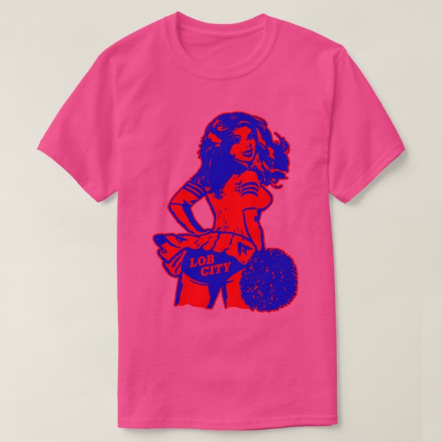 Camiseta Cheerleader da Cidade do Lob (Frente do Design)