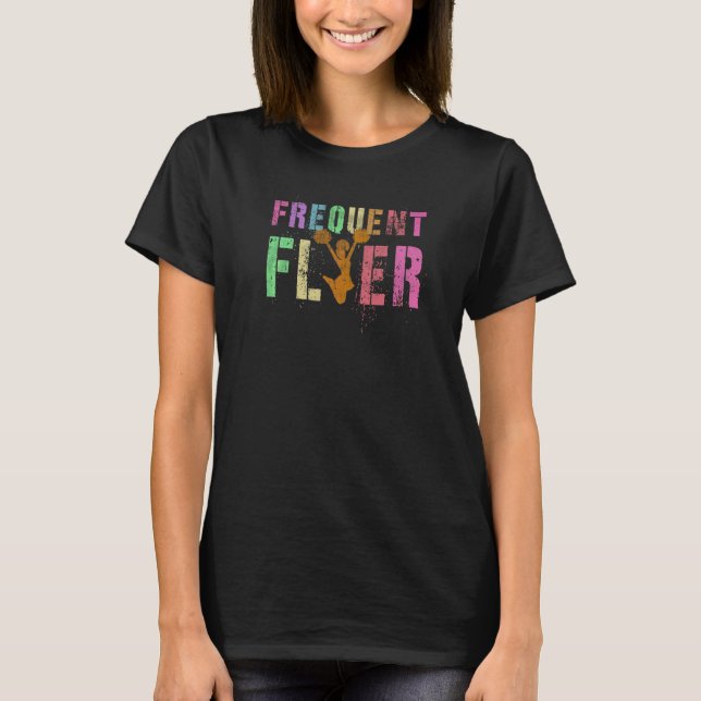 Camiseta Cheerleader da Equipe de Cheerhead do Clube de Fol (Frente)