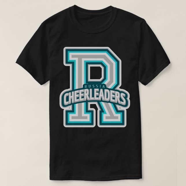 Camiseta Cheerleader da Rússia (Frente do Design)