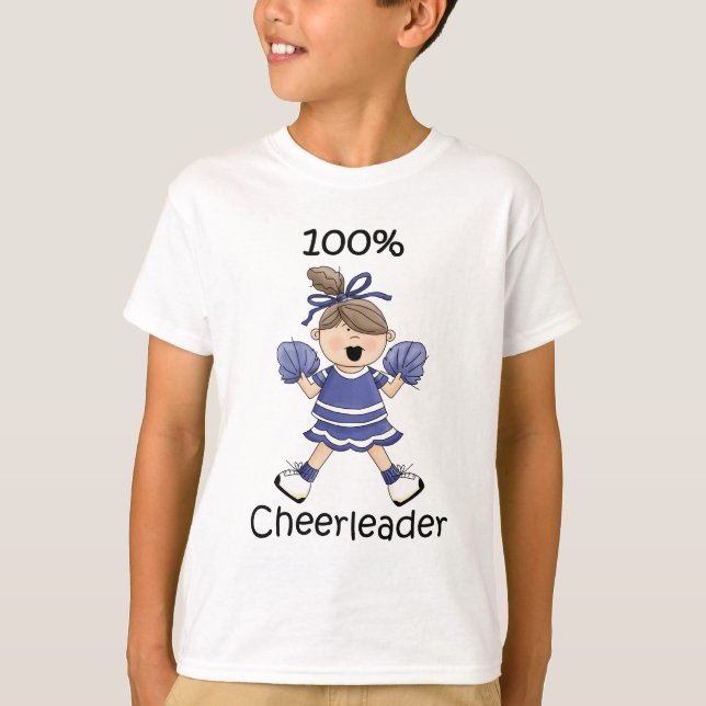 Camiseta cheerleader de 100% - Brunet (Frente)
