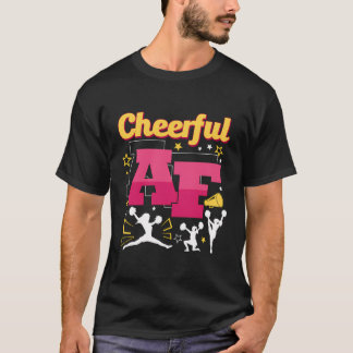 Camiseta Cheerleader De Equipe De Desempenho De Aplausos Af