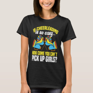 Camiseta Cheerleader de líder de torcida Se a líder de torc