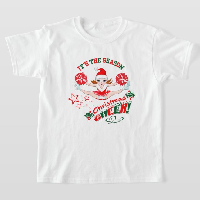 Camiseta Cheerleader de Natal (Postura )