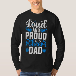 Camiseta Cheerleader de Pai de alegria e orgulho do Pai Men