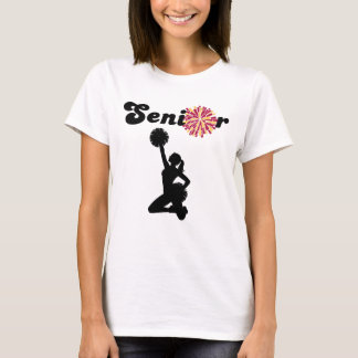 Camiseta Cheerleader de Veterano de Dois Lados Marrom e Ama