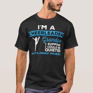 Camiseta Cheerleader Engraçado Vovô Gift