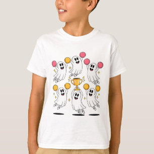 Camiseta Cheerleader Fantasma de Halloween Cheerleading