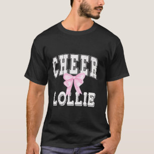 Camiseta Cheerleader rosa Cheer LOLLIE Coquette