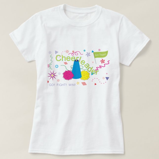 Camiseta Cheerleader T-Shirt (Frente do Design)