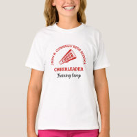 Cheerleader Vermelha Personalizada Campo de Cheer