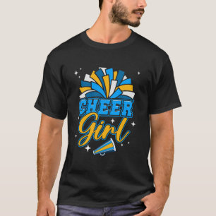 Camiseta Cheerleaderes Mencionam Prática Meninas Aplausos C