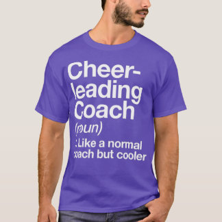 Camiseta Cheerleading Coach Definition Sports Funny