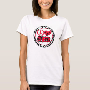camiseta cheerleading das rochas