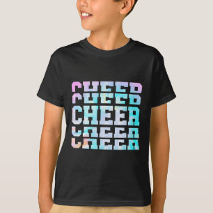 Camiseta Cheerleading Tie Dye Para Garota da Equipe de Chee