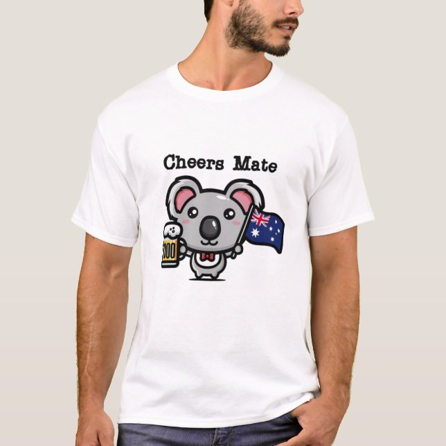 Camiseta Cheers Mate Kola Bear (Frente)