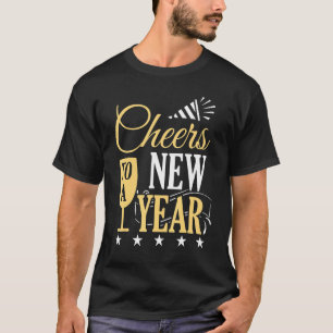 Camiseta Cheers To A New Year Hello New Year