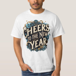 Camiseta Cheers to the New Year Champagne
