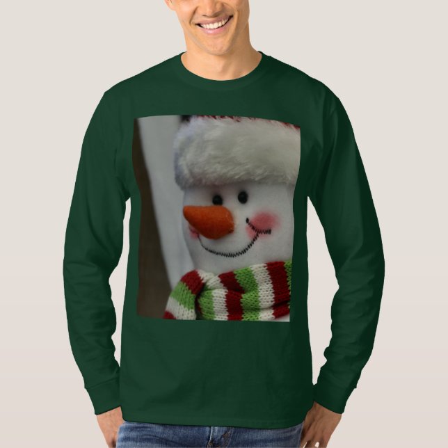 Camiseta Cheery Snowman (Frente)