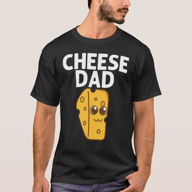 Camiseta Cheese Cheddar Dairy Milk Product  Dad Men (Frente)