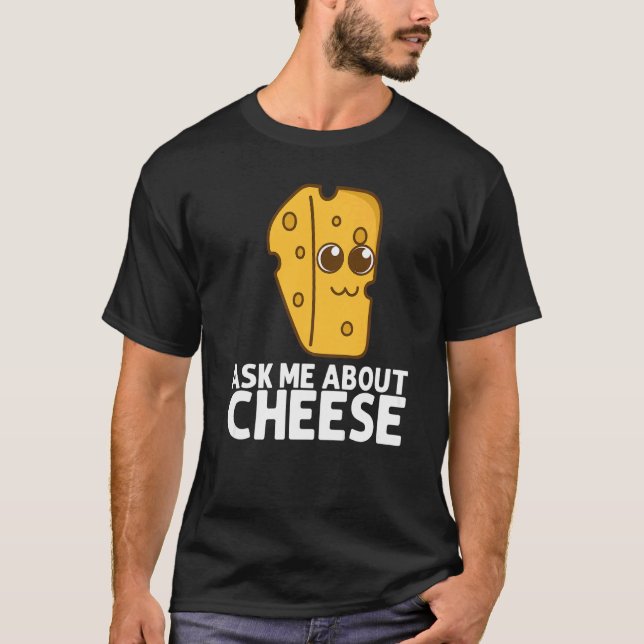 Camiseta Cheese Cheddar Dairy Product  Men Women (Frente)