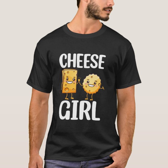 Camiseta Cheese Cheesy Funny Food Lover Pun Joke Cheese Gir (Frente)