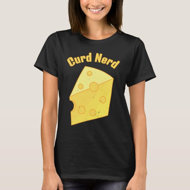 Camiseta Cheese Lovers  Quark Nerd (Frente)