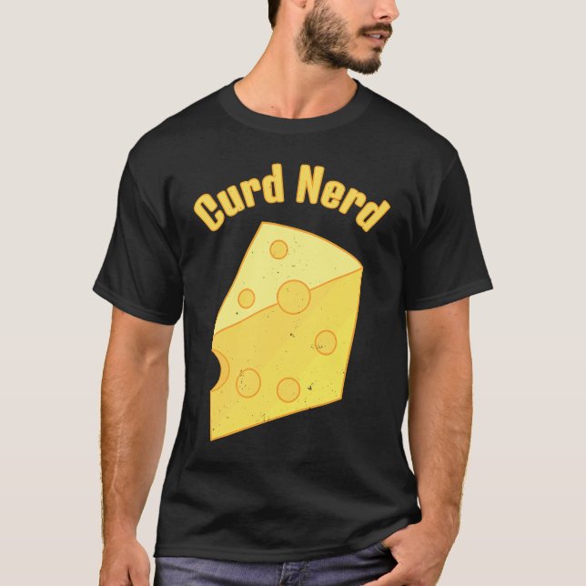 Camiseta Cheese Lovers  Quark Nerd (Frente)