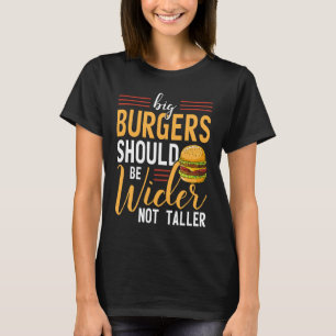 Camiseta Cheeseburger Big Burgers Deveria Ser Foodie Mais V