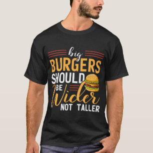 Camiseta Cheeseburger Big Burgers Deveria Ser Foodie Mais V
