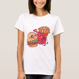 Camiseta Cheeseburger e Fries T-Shirt