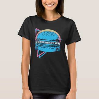 Camiseta Cheeseburger Girl Burger Retro