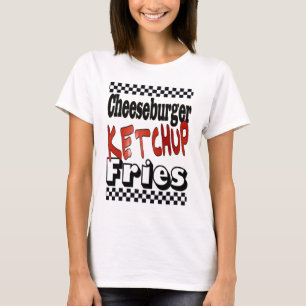 Camiseta Cheeseburger Ketchup Fries