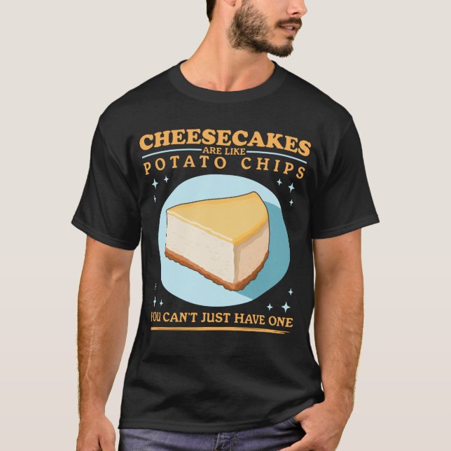 Camiseta Cheesecakes É Como O Chesecake Lover (Frente)