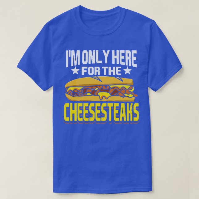 Camiseta Cheesesteak Cheesesteak Rolls Philly Cheesesteak (Frente do Design)