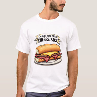 Camiseta Cheesesteak Lover - Perfeito para Ventiladores da