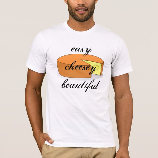 Camiseta cheesey fácil bonito (Frente)