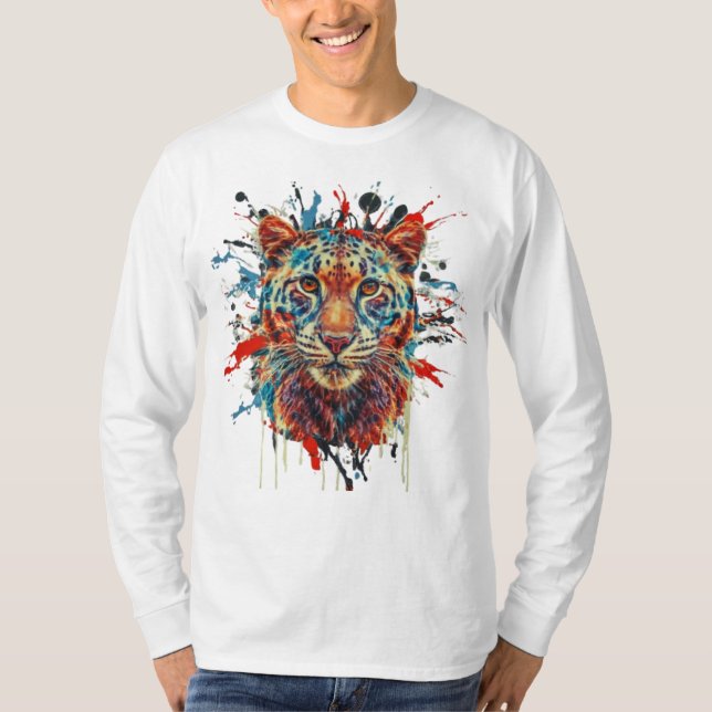 Camiseta Cheeta Abstrato (Frente)