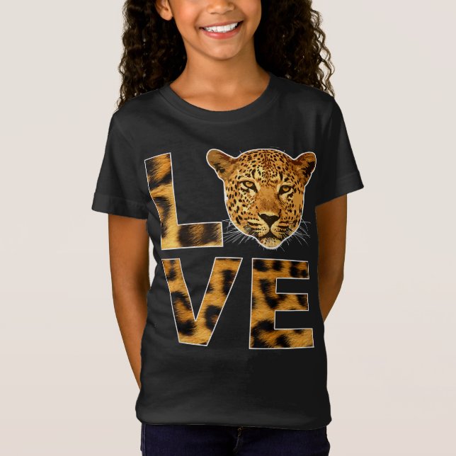 Camiseta cheetah cara animal instinto nascer leopardo selva (Frente)