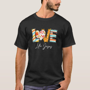 Camiseta Cheetah Leopard Cristiano Amor Como Jesus Dia de A