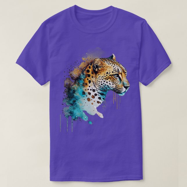 Camiseta Cheetah Leopard Panther Safari Trip Wildli (Frente do Design)