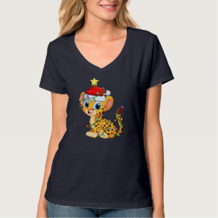 Camiseta Cheetah Lighting Xmas Tree Matando Cristo de Chita