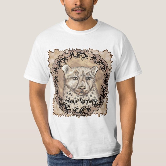Camiseta Cheetah Moon  T-Shirt (Frente)