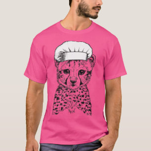 Camiseta Cheetah Safari Animal Chef Funny Cooking Cook Wild